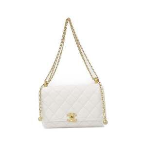 CHANEL White Wallet
